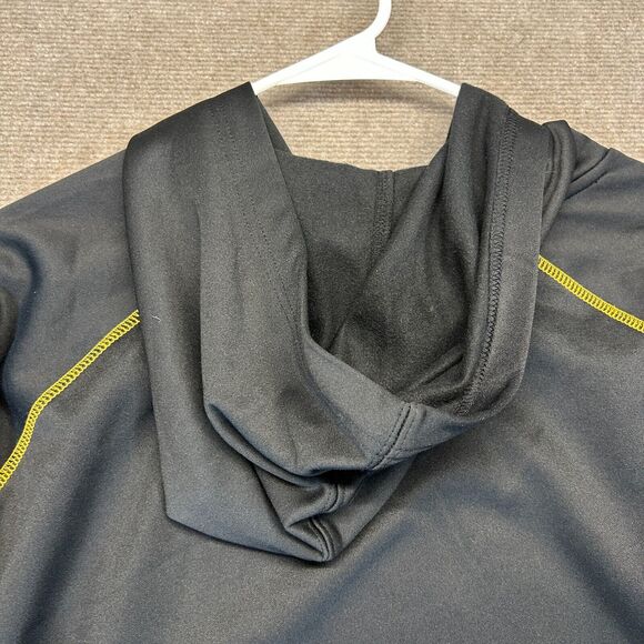 Boston Bruins Hoodie Men's 2XL Pullover Gray Black Raglan Fanatics - Picture 10 of 10